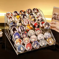 Acrylic Multi-layer Tiered Display Stand for Collectibles and Badges