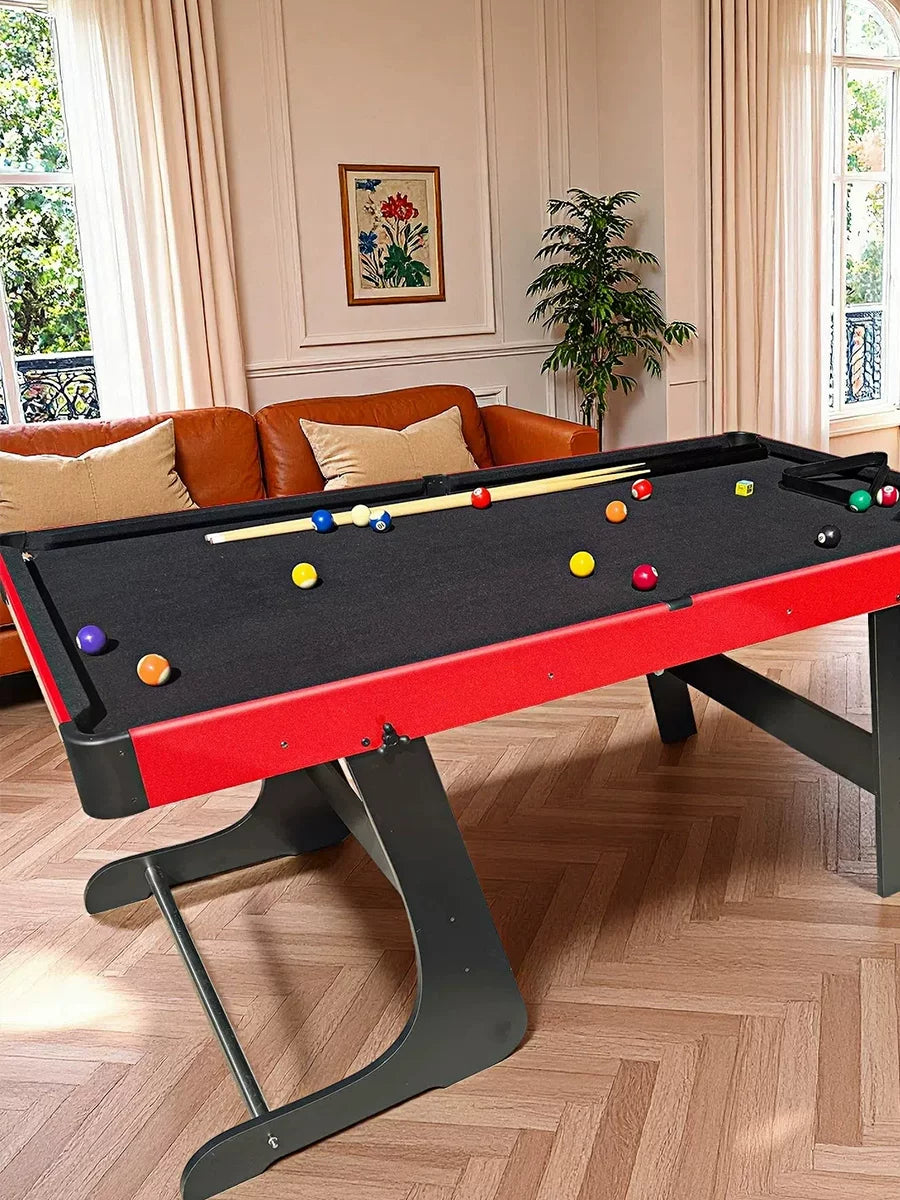 Foldable Billiard Table for Kids and Adults - Large Indoor Mini Pool Table Game