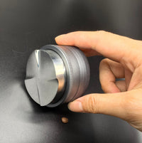Self-Leveling Coffee Tamper with Gravity Distribution