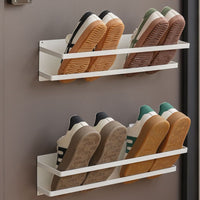Magnetic No-Drill Slipper and Shoe Rack for Entryway and Doors