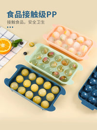 Spherical Ice Ball Maker Mold with Storage Box and Scoop for Whiskey and Cocktails