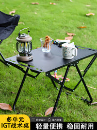 Outdoor IGT Tactical Folding Table Set - Lightweight Camping Picnic & Travel Gear
