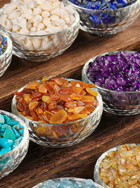 Natural Gemstone Mandala Offering Set for Buddhist Rituals
