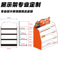 Customizable Acrylic Refrigerator Magnet Display Stand with Hooks