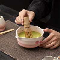 Matcha Tea Ceremony Set, 8-Piece Ceramic Kit with Bowl and Whisk, Song Dynasty Style