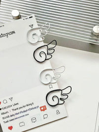 Angel Wing Paper Clips Metal Bookmarks for Students and Office, Creative Decorative Clips for Documents and Notes
