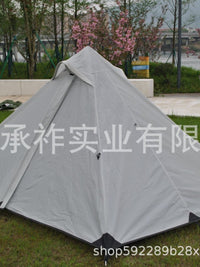 Pyramid Tent with Rainfly and Sunshade for Outdoor Camping and Hiking
