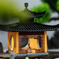Miniature Chinese Ancient Pavilion Landscape Ornament Set for Aquariums and Potted Plants