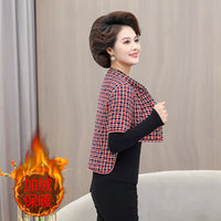 Women's Winter Camel Fleece Shoulder and Waist Warmer Vest for Elderly