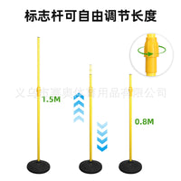 Retractable Soccer Training Agility Pole for Kids - Obstacle Course & Basketball Drill Aid
