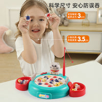 Magnetic Fishing Game Toy for Toddlers 1-3 Years Old, Educational Brain Development Gift
