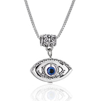 Animal Pendant Box Chain Necklace for Women, Elephant Butterfly Owl Turtle Hollow Blue Eye Charm Collarbone Chain