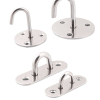 U-Shaped Stainless Steel Ceiling Hook for Hanging Planters, Sandbags, Fans, and Clothes