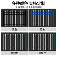 Zinc Steel Security Fence for Villas, Gardens, and Outdoor Perimeters