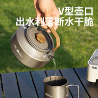 Portable Outdoor Camping Kettle Teapot Set for Hiking and Picnics