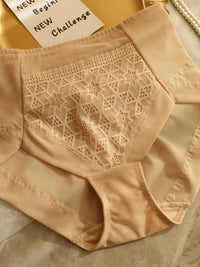 Japanese Style Mesh High-Waist Tummy Control & Butt Lift Panties for Women