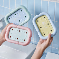 Portable Soap Dish for Bathroom and Dormitory, Cute and Creative Open-Top Soap Box