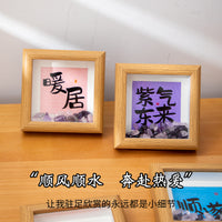 Creative Desktop Photo Frame with Ornaments for Home Decor