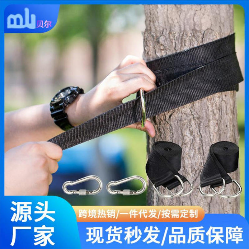 Outdoor Tree Swing Hanging Straps Kit with Protector Pad and Swivel