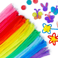 Colorful Chenille Stems Pipe Cleaners for Kids' DIY Crafts