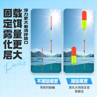Shengwan Two-Tone Capsule Fishing Floats for Bighead Carp Fishing, 10-Pack
