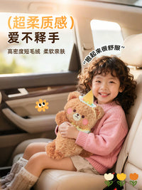 Creative Car Tissue Box Cute Cartoon Animal Hanging Tissue Holder for Car Backseat Interior Decoration