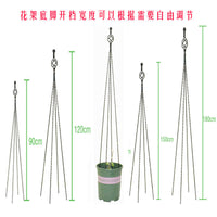 European Style Wrought Iron Climbing Plant Trellis for Potted Plants
