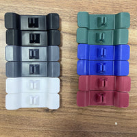 Self-Adhesive Silicone Cable Organizer Clips for Desk & Car - Data Cable Management Fixer