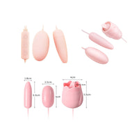 JINLEMI Multi-Frequency Vibrating Triple Egg Massager for Women