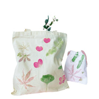 Plant Hammer Printing DIY Kit, Canvas Tote Bag, Square Scarf, Fabric Printing Kit, Botanical Dyeing Tools Set