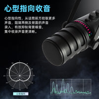 USB/XLR Dynamic Microphone for Desktop Computer & Mobile Live Streaming, Gaming, and Recording