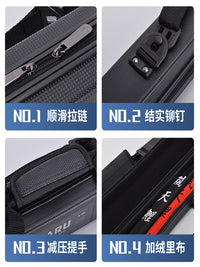 Hard Shell Fishing Rod Bag Waterproof Outdoor Sea Fishing Lure Rod Case