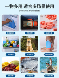Reusable Ice Packs for Air Conditioner Fans and Coolers, Food-Grade Cooling Ice Bricks