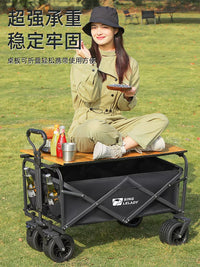 Camping Cart Tabletop with Buckle Clips for Outdoor Trolleys and Picnic Carts