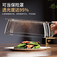 Microwave Food Cover Stackable Splatter Guard with Steam Vent