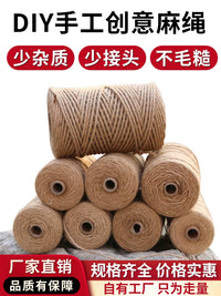 Natural Jute Twine Rope for DIY Crafts, Cat Scratching Posts, and Home Decor