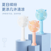 Portable USB Rechargeable Mini Handheld Desk Fan for Students