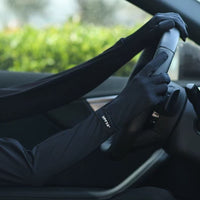 Ice Silk UV Protection Arm Sleeves for Cycling and Driving