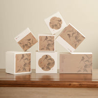Pipa Tea Set Gift Box with Handle Bag for Cups, Bowls, and Pots