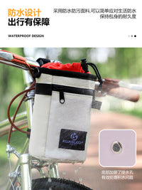 Bicycle Handlebar Bag, Waterproof Insulated Bike Front Frame Bag, Cycling Shoulder Bag for Mountain Road Bike