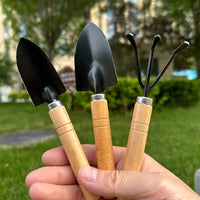 Garden Shovel Trowel Set for Planting, Digging, and Weeding - 3-Piece Heavy Duty Gardening Tools
