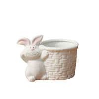 Ceramic Owl Succulent Planter Pot with Breathable Clay for Root Control