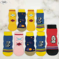Pet Dog Anti-Slip Indoor Socks for Small Dogs - Teddy, Bichon, Puppy Paw Protection