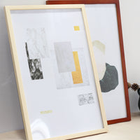 Large Solid Wood Photo Frame for Wall Mounting - Multiple Sizes