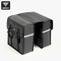Captain Tass Bicycle Pannier Bag, Waterproof Rear Seat Bike Rack Bag, Large Capacity Cycling Travel Gear