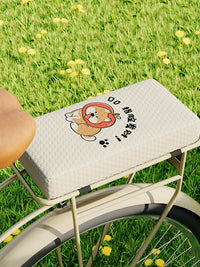 Summer Ice Silk Bicycle Rear Seat Cushion for Kids, Mountain Bike Passenger Padded Breathable Soft Mat