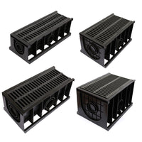 HDPE Linear Drainage Channel U-shaped Trench Drain for Kitchen and Outdoor Use