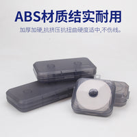 Fishing Line Spool Storage Box with Silicone Insert