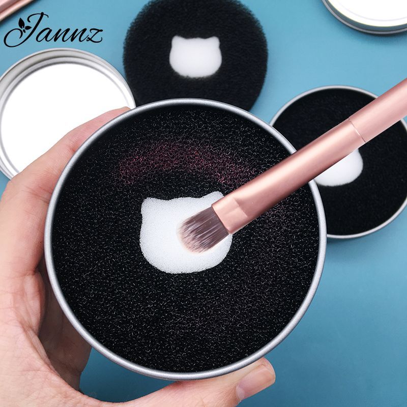 Makeup Brush Cleaner Sponge Set for Dry Cleaning Eyeshadow Brushes