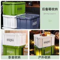 Extra Large Capacity Storage Box for Home, Camping, and Car - Multi-functional Organizer for Clothes, Toys, and Books